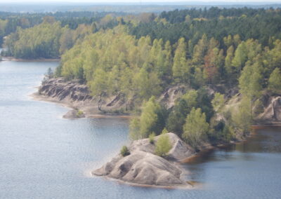 Former opencast coal mining Babina